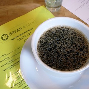 Coffee at Bread & Lily