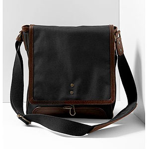 Banana Republic's map bag grabs me with the name, loses me on the clasp