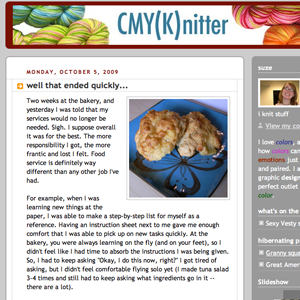 Knitter laid off from bakery