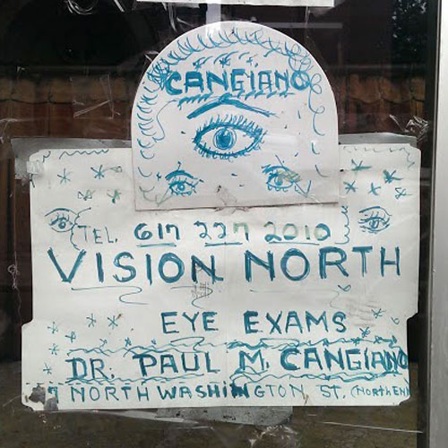 Vision North's old advertising